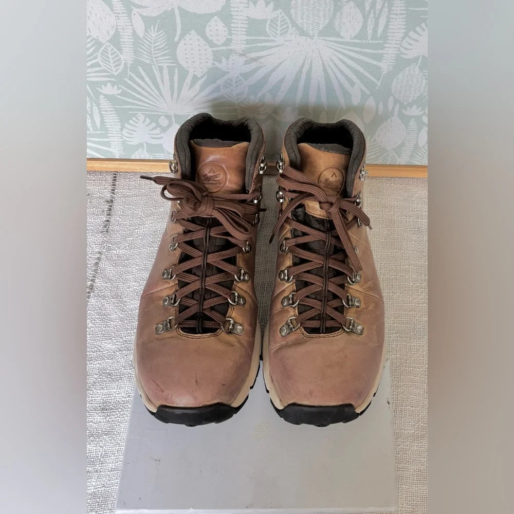 Danner Mountain 600 4.5 Leather Hiking Boots Faded Saddle Tan #62246 Size 10.5D